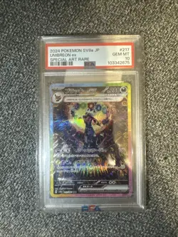 PSA 10 Umbreon ex SAR 217/187 sv8a Terastal Festival ex Pokemon Card Japanese - Image 1
