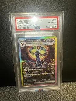 PSA 10 Umbreon ex SAR 217/187 sv8a Terastal Festival ex Pokemon Card Japanese - Image 2