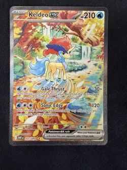 Keldeo EX 167/086 White Flare Pokemon Holo Card NM Condition - Image 1