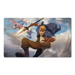 Final Fantasy Playmat Cid Highwind TCG CCG FF Trading Card Game Mat Mouse Pad - Image 1