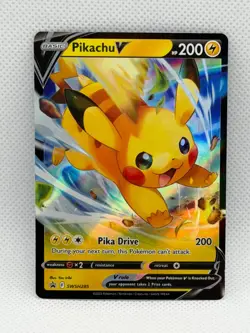 Pikachu V Promo SWSH: Sword & Shield Promo Cards SWSH285 LP - Image 1