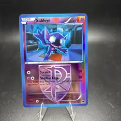 Team Plasma's Sableye 49/116 Plasma Freeze Reverse Holo Pokemon Card NM -c - Image 1