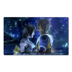 Final Fantasy Playmat Tidus Yuna TCG CCG FF Trading Card Game Mat Mouse Pad - Image 1