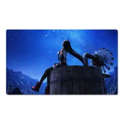Final Fantasy Playmat Tifa Lockhart TCG CCG Pad FF Card Game Mat Mousepad - Image 1