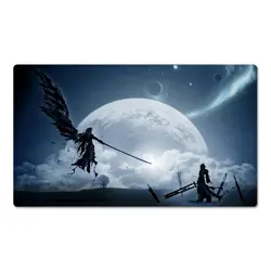 Final Fantasy Playmat Sephiroth Cloud Strife TCG CCG FF Trading Card Game Mat - Image 1