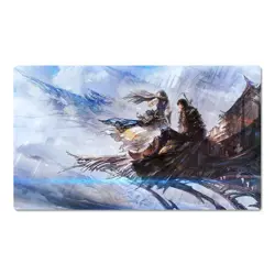 Final Fantasy Playmat Jill Warrick Clive Rosfield TCG CCG Pad FF Card Game Mat - Image 1