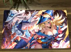 WVICM Table Playmat Silent Magician BMG TCG CCG Play Pad Trading Card Game Mat - Image 1