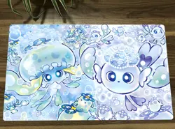 WVICM Playmat Mulcharmy Fuwalos Purulia TCG CCG Play Pad Trading Card Game Mat - Image 1