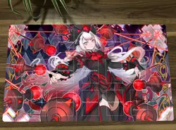 WVICM Table Playmat Maliss Q Red Ransom TCG CCG Mouse Pad Trading Card Game Mat - Image 1