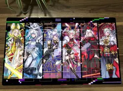 WVICM Playmat Maliss in the Mirror M∀LICE White Rabbit TCG CCG Card Game Mat - Image 1