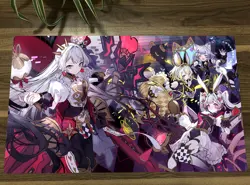 WVICM Playmat M∀LICE P White Rabbit TCG CCG Playing Pad Trading Card Game Mat - Image 1