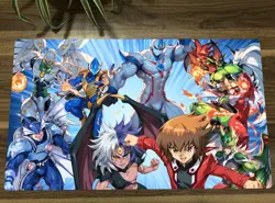 WVICM GX Table Playmat Elemental Hero TCG CCG Playing Pad Trading Card Game Mat - Image 1