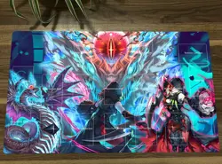 WVICM Duel Playmat Startling Stare of the Snake-Eyes TCG CCG Pad Card Game Mat - Image 1