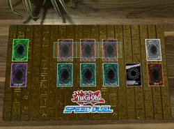 WVICM Speed Duel Table Playmat TCG CCG Mouse Pad Trading Card Game Mat Bag - Image 1