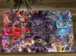 WVICM Table Playmat Unchained the Beast TCG CCG Mouse Pad Trading Card Game Mat - Image 1