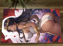 WVICM Table Playmat Ishizu Ishtar TCG CCG Mouse Pad Trading Card Game Mat & Bag - Image 1