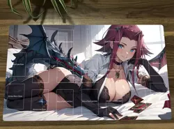 WVICM Girl Table Playmat Akiza Izinski TCG CCG Mouse Pad Trading Card Game Mat - Image 1