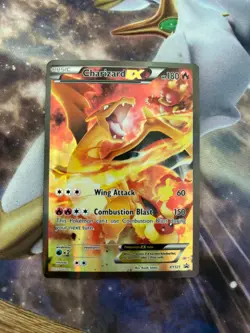 LP Charizard EX XY121 Box Collection Promo Full Art Rare Pokemon Card - Image 1