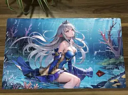 WVICM Playmat Tearlaments Scheiren TCG CCG Pad Trading Card Game Mat Free Bag - Image 1