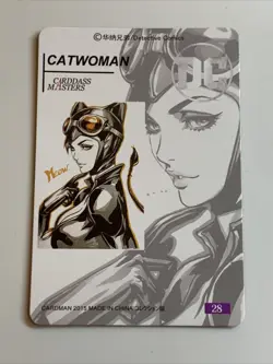 CatWoman DC Batman Hero Goddess Anime Waifu Holo Art Card ACG Carddass Girl Sexy - Image 2