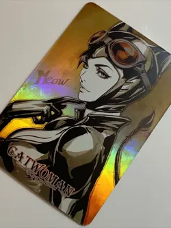 CatWoman DC Batman Hero Goddess Anime Waifu Holo Art Card ACG Carddass Girl Sexy - Image 3