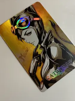 CatWoman DC Batman Hero Goddess Anime Waifu Holo Art Card ACG Carddass Girl Sexy - Image 4