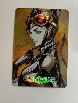 CatWoman DC Batman Hero Goddess Anime Waifu Holo Art Card ACG Carddass Girl Sexy - Image 5