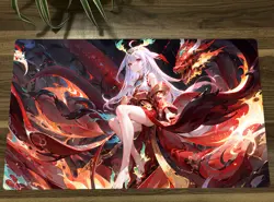 WVICM Playmat Kurikara Divincarnate TCG CCG Play Pad Trading Card Game Mat &bag - Image 1