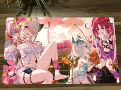 WVICM Duel Playmat Traptrix Girls TCG CCG Mouse Pad Trading Card Game Mat & Bag - Image 1