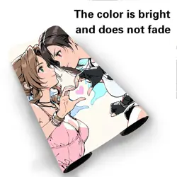 Final Fantasy Playmat Tifa Lockhart Aerith Gainsborough TCG Card Game Mat Pad - Image 2