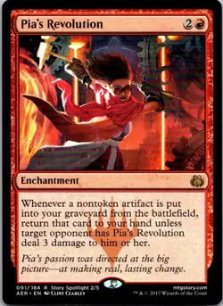 Magic the Gathering Pia's Revolution Aether Revolt MTG Free Shipping! - Image 1