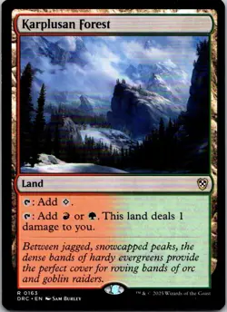 Magic the Gathering Karplusan Forest Aetherdrift Commander MTG Free Shipping! - Image 1