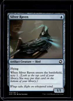 MTG TCG: Silver Raven 74/281, Adventures in the Forgotten Realms - Image 1