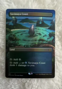 MTG: Yavimaya Coast (Borderless) Dominaria United Foil - Image 1