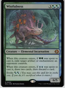 MTG Wistfulness Foil NM Lorwyn Eclipsed Magic 252 - Image 1