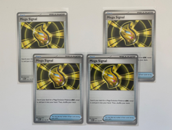 Mega Signal (121/132) x4 - Mega Evolutions - Pokemon TCG - NM - Image 1