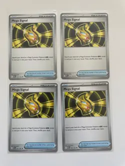 Mega Signal (121/132) x4 - Mega Evolutions - Pokemon TCG - NM - Image 4