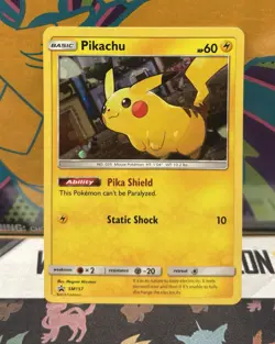 Pikachu Sun & Moon Black Star Promo 2018 Poke Ball Collection Holo SM157 Pokemon - Image 1
