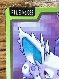 Pokemon Carddass Card Nidoran File No.32 Bandai Pocket Monsters 1997 - Image 3