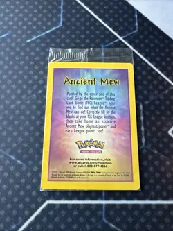 Ancient Mew Sealed 2000 Movie Promo Holofoil Pokemon Card Unopened Sealed - Image 2