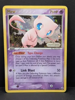 Mew 10/92 Legend Maker Reverse Holo Ultra Rare Pokemon TCG Nintendo vintage LP - Image 1