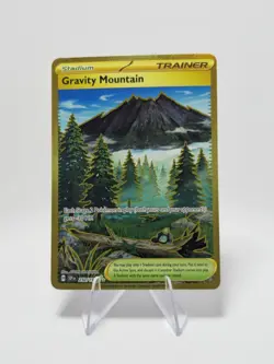 Pokemon TCG - Gravity Mountain 250/191 - Surging Sparks - Holo Gold Hyper Rare - Image 1