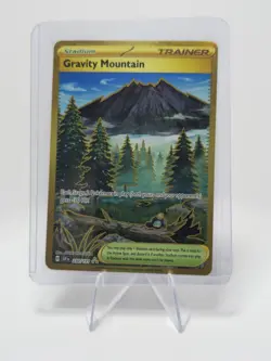 Pokemon TCG - Gravity Mountain 250/191 - Surging Sparks - Holo Gold Hyper Rare - Image 3