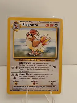 Pidgeotto 022/102 WoTC Base Set Rare - Pokemon TCG - NM - Image 1