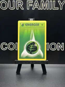 Pokemon TCG Grass Energy 1st Edition Base Set Italian Regular 99/102 LP - Image 1