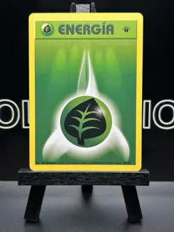 Pokemon TCG Grass Energy 1st Edition Base Set Italian Regular 99/102 LP - Image 2