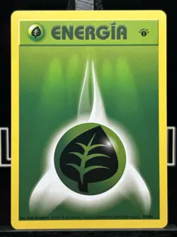 Pokemon TCG Grass Energy 1st Edition Base Set Italian Regular 99/102 LP - Image 3