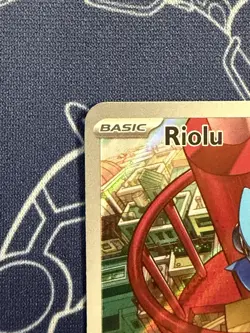 Riolu 010 Black Star Promo Full Art - Pokemon Mega Evolutions ETB Promo NM - Image 2