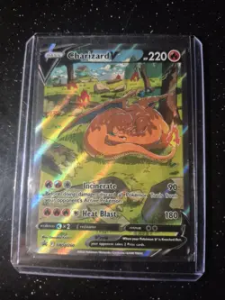 Pokemon Charizard V SWSH260 Sword & Shield Promo Full Art Holo Rare - Image 1