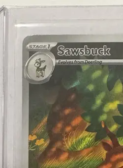 2025 Pokemon White Flare Sawsbuck Illustration Rare Full Art #092/086 - Image 3